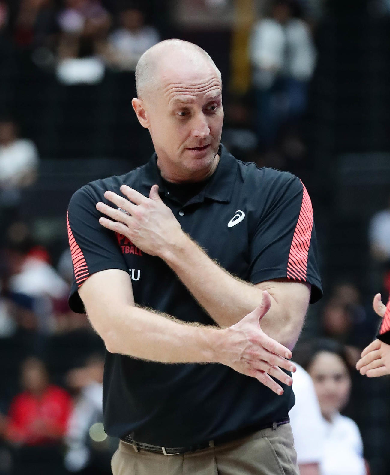 女子日本代表のホーバスヘッドコーチ（2019年8月25日撮影）