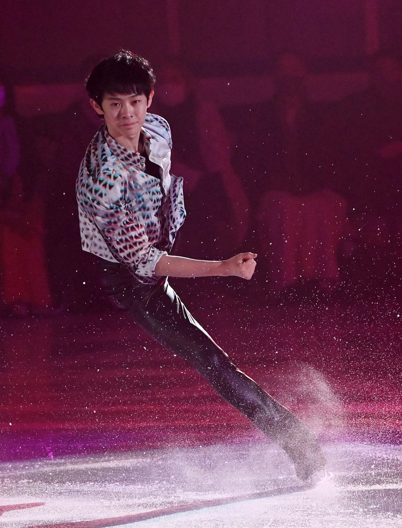 BLOOM ON ICE　華麗な演技を見せる島田高志郎（2021年4月24日撮影）