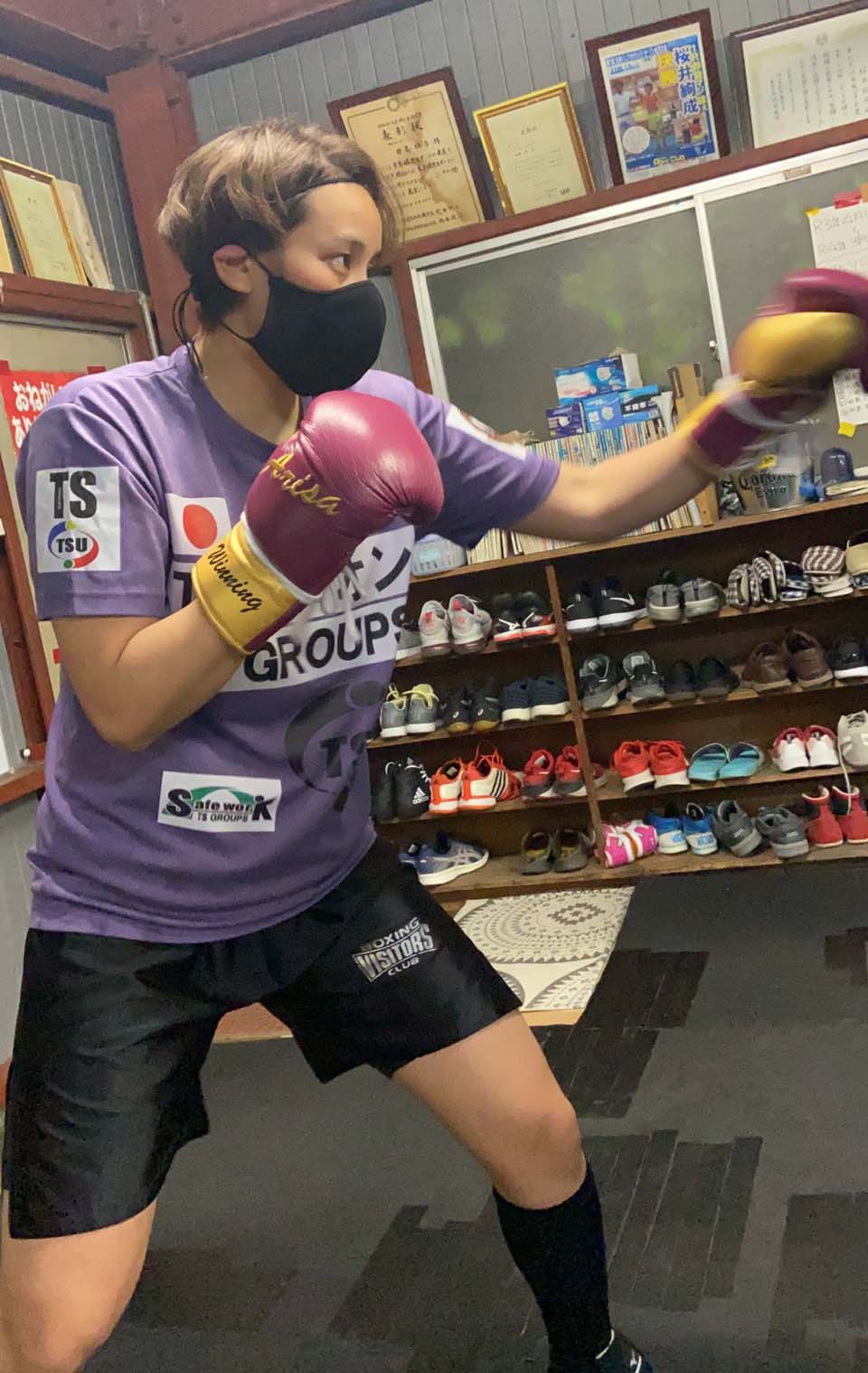 練習に打ち込む津端（本人提供）