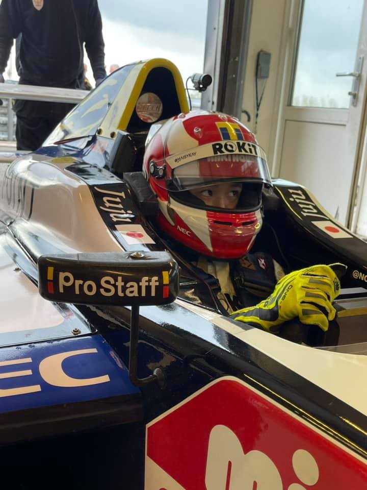 デンマークF4選手権の今季開幕戦に臨んだJuju（NODA RACING提供）