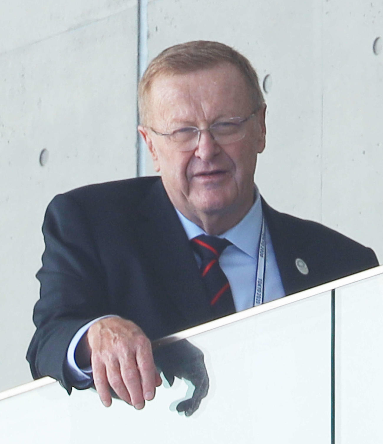 IOC調査委員会のジョン・コーツ委員長（2019年10月30日撮影）