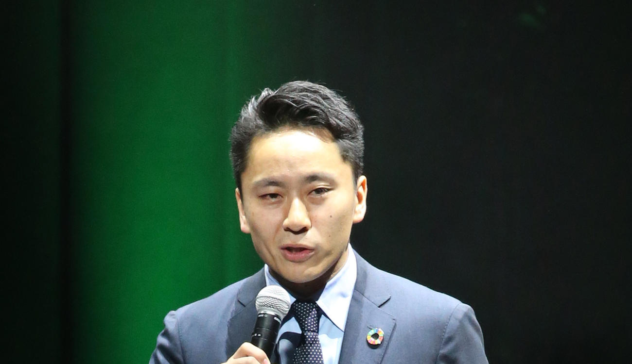 日本フェンシング協会太田会長（2019年11月3日撮影）