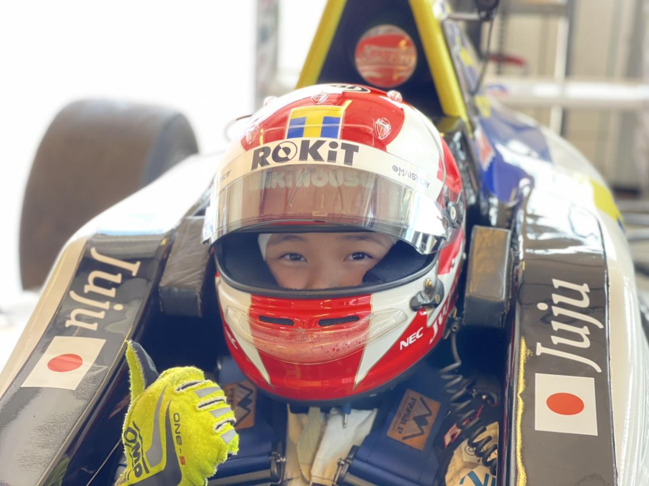デンマークF4選手権の第4～6戦に臨んだJuju（NODA RACING提供）