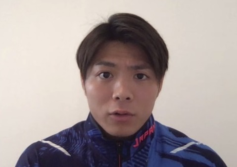 オンライン取材に応じる阿部一二三