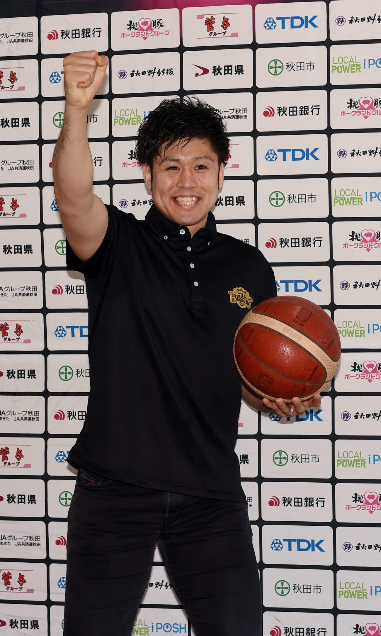 秋田に3季ぶりに復帰したSG田口（撮影・山田愛斗）