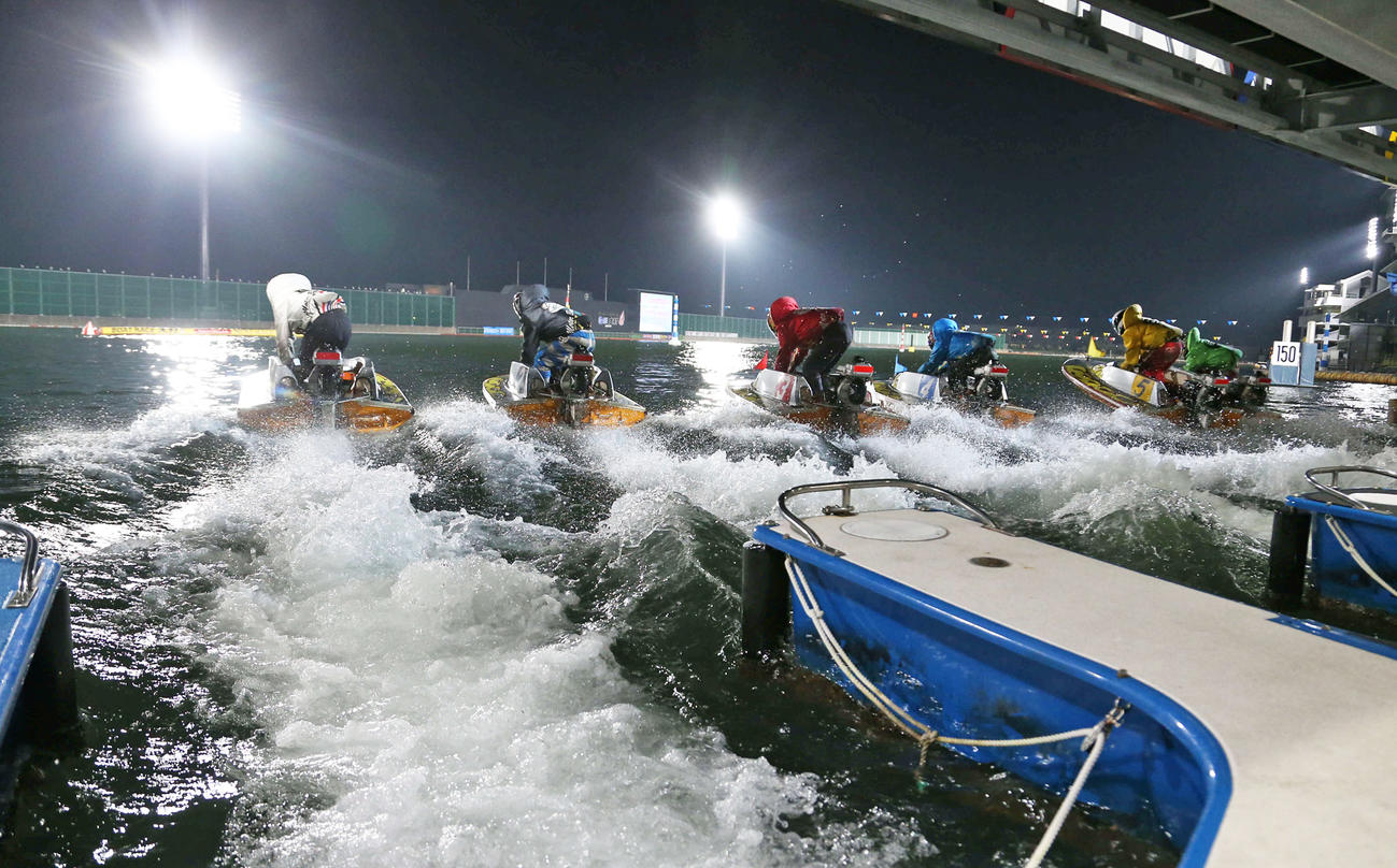 大村ボートで初めてナイターグランプリが開催される