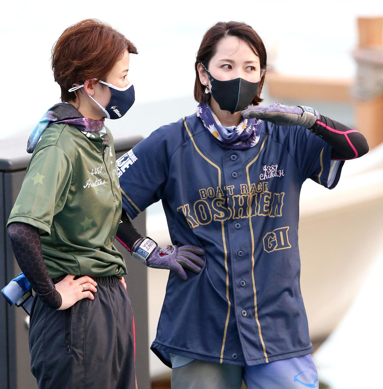地元の平山智加が抜群の動きを見せた。左は平高奈菜