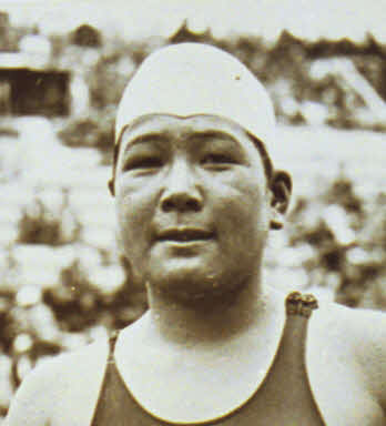 1936年ベルリン五輪競泳女子200メートル平泳ぎで金メダルを獲得した兵藤秀子さん（旧姓前畑）
