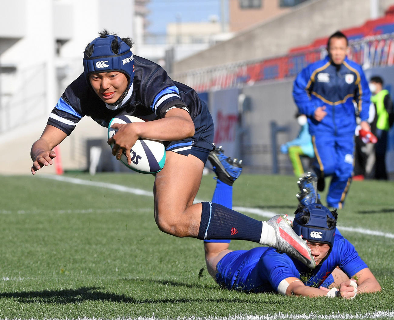 東海大大阪仰星・御池蓮二（2021年1月1日撮影）