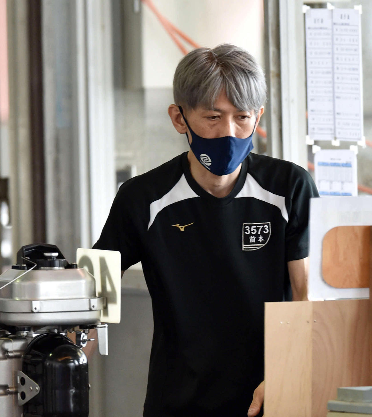 前本泰和が本体整備の可能性を示唆した（撮影・岩下翔太）