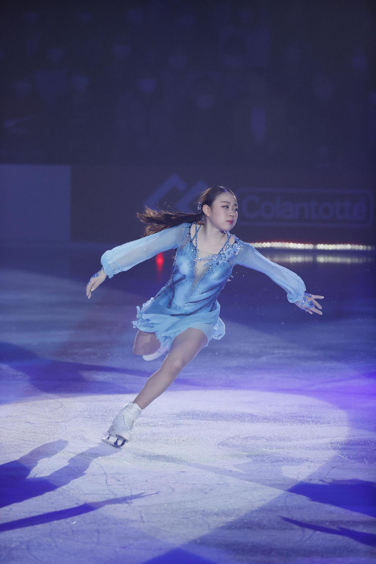 ザ・アイスで演技する紀平梨花(C)THE ICE 2021／Koichi Nakamura