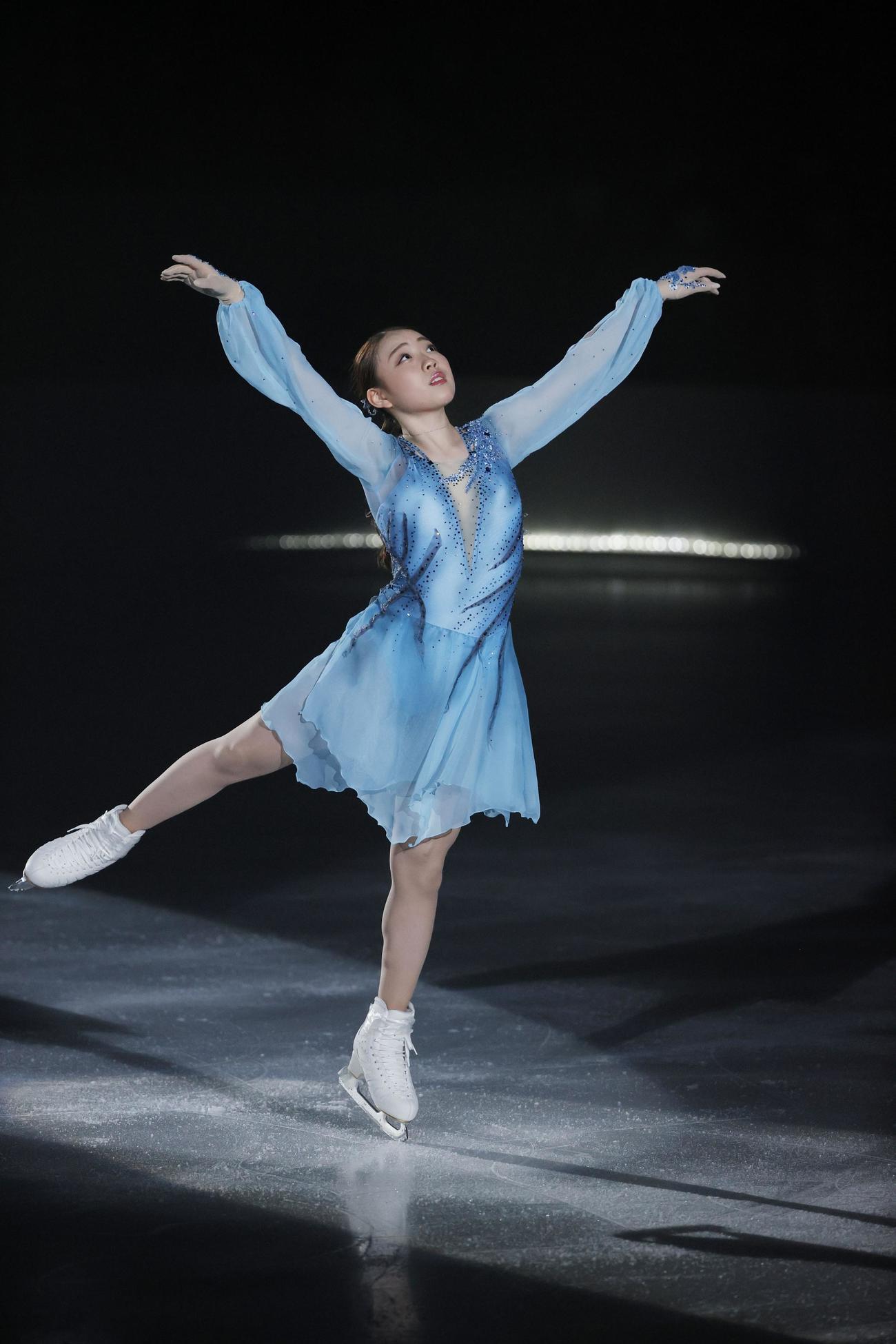 ザ・アイスで演技する紀平梨花(C)THE ICE 2021／Koichi Nakamura