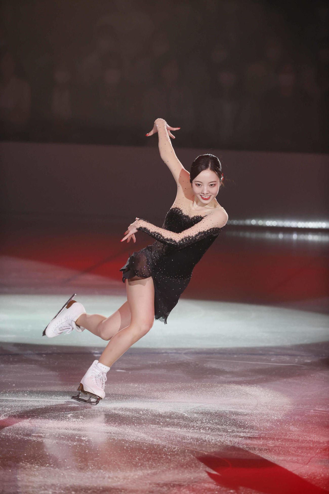 ザ・アイスで演技する本田真凜（C）THE ICE 2021／Koichi Nakamura
