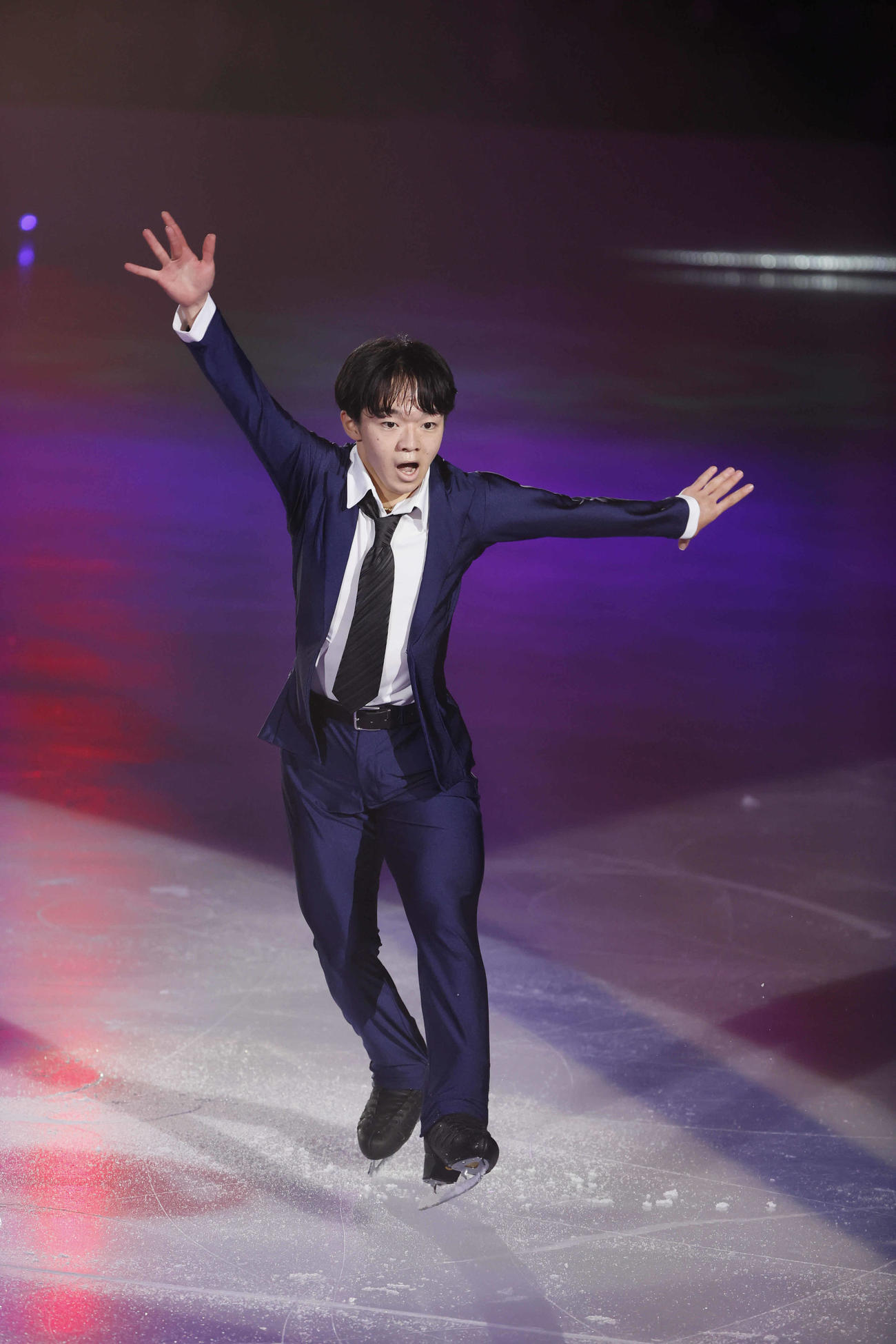 ザ・アイスで演技する鍵山優真（C）THE ICE 2021／Koichi Nakamura