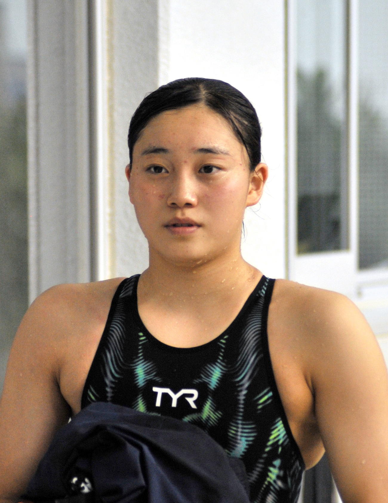 女子100メートルバタフライ5位の西沢七海
