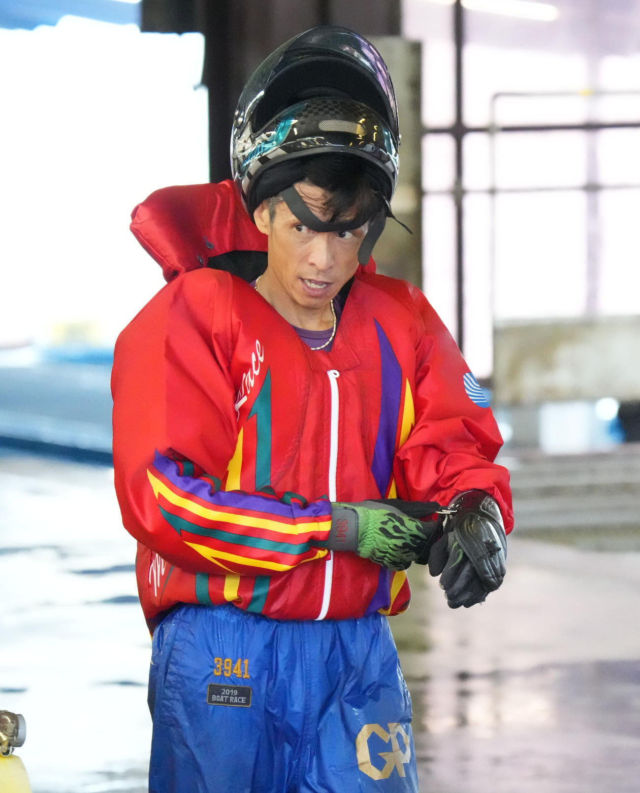 第67回ボートレースメモリアル「第1日」　6R、2着の池田浩二