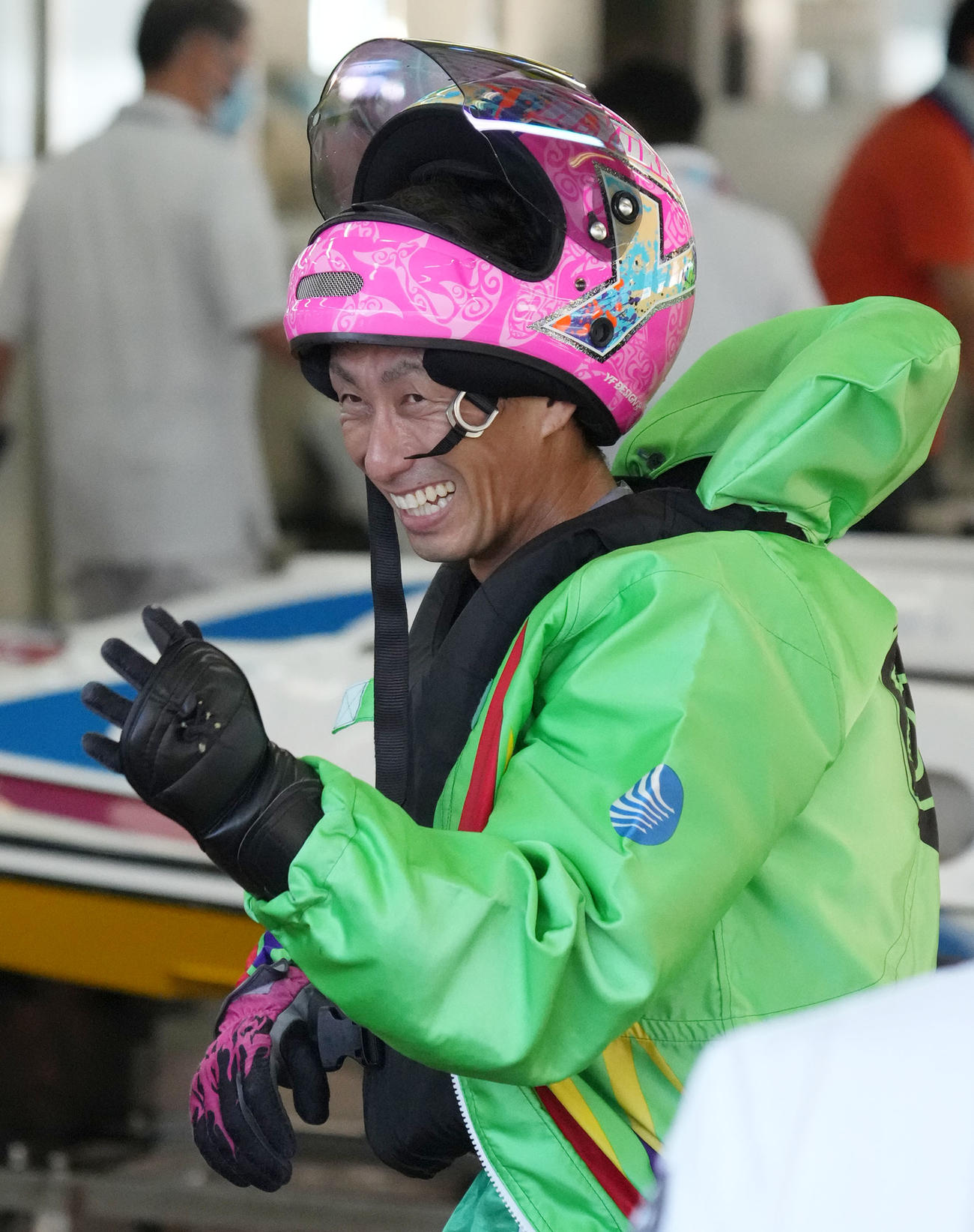 1着の原田幸哉（撮影・森本幸一）