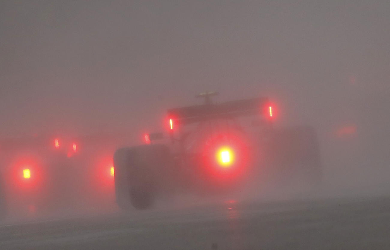 悪天候の中で行われたF1ベルギーGP（ロイター）