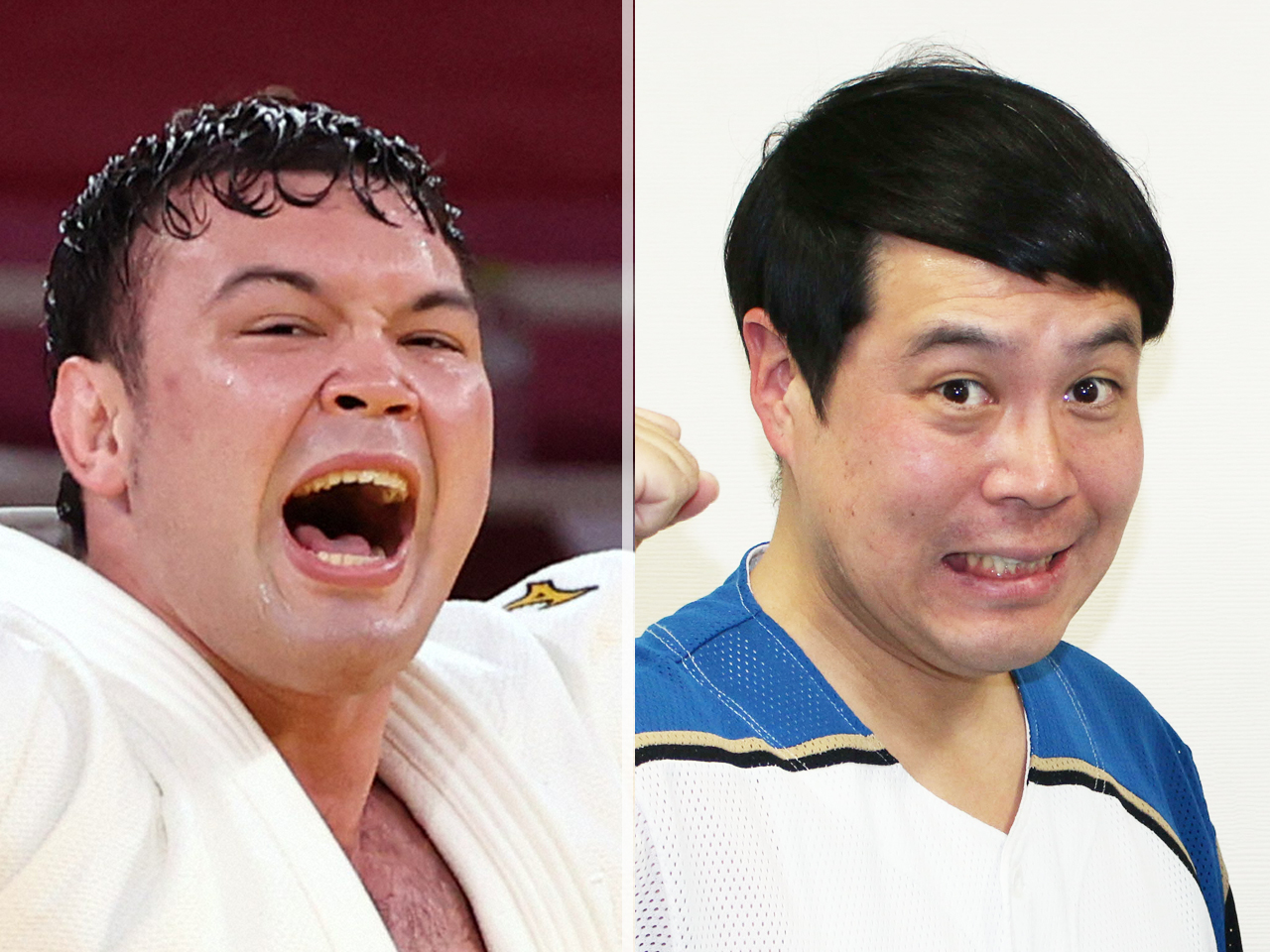 ウルフ・アロン（左）とタカアンドトシのタカ