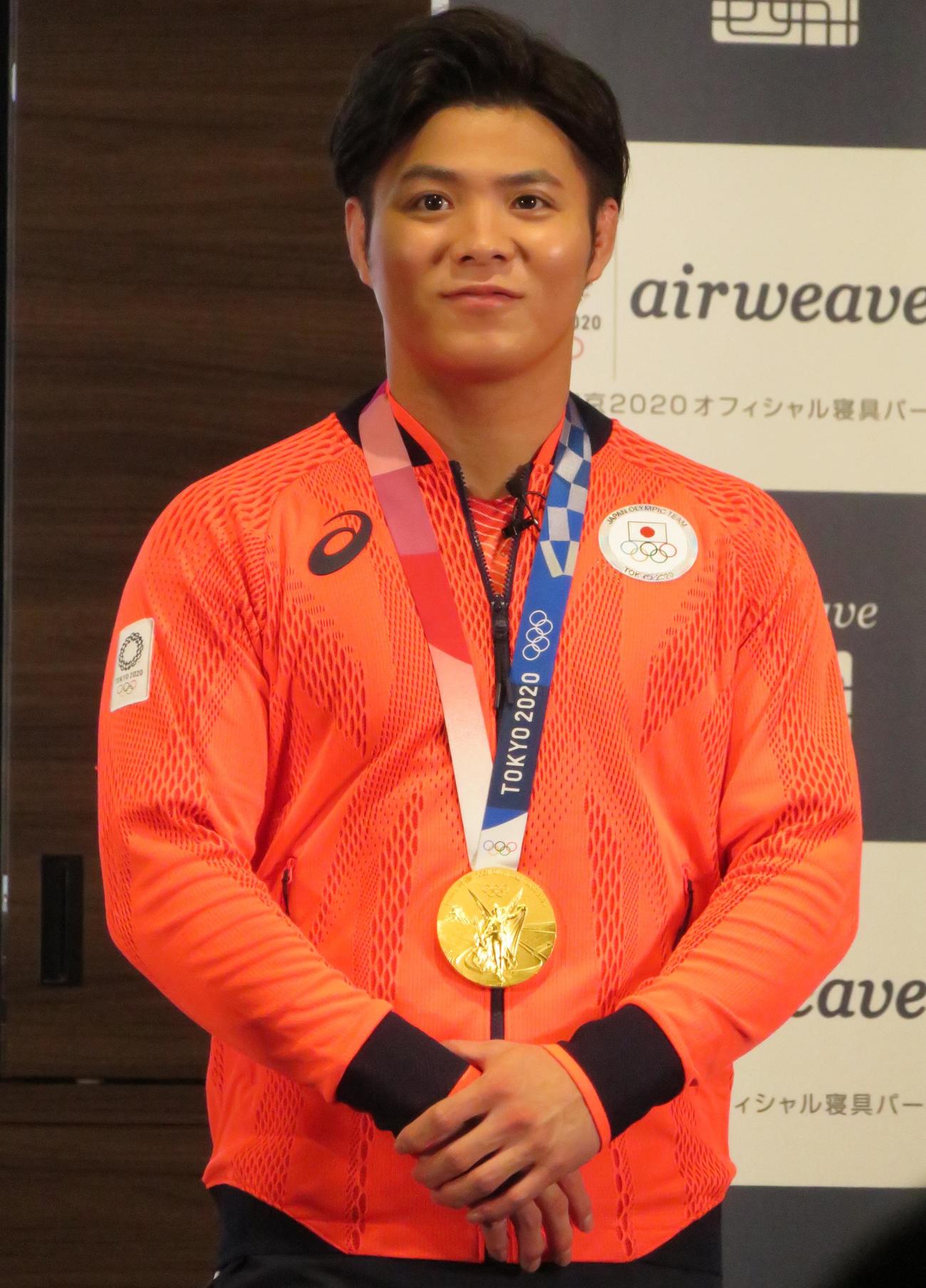 イベントに出席した阿部一二三（撮影・峯岸佑樹）