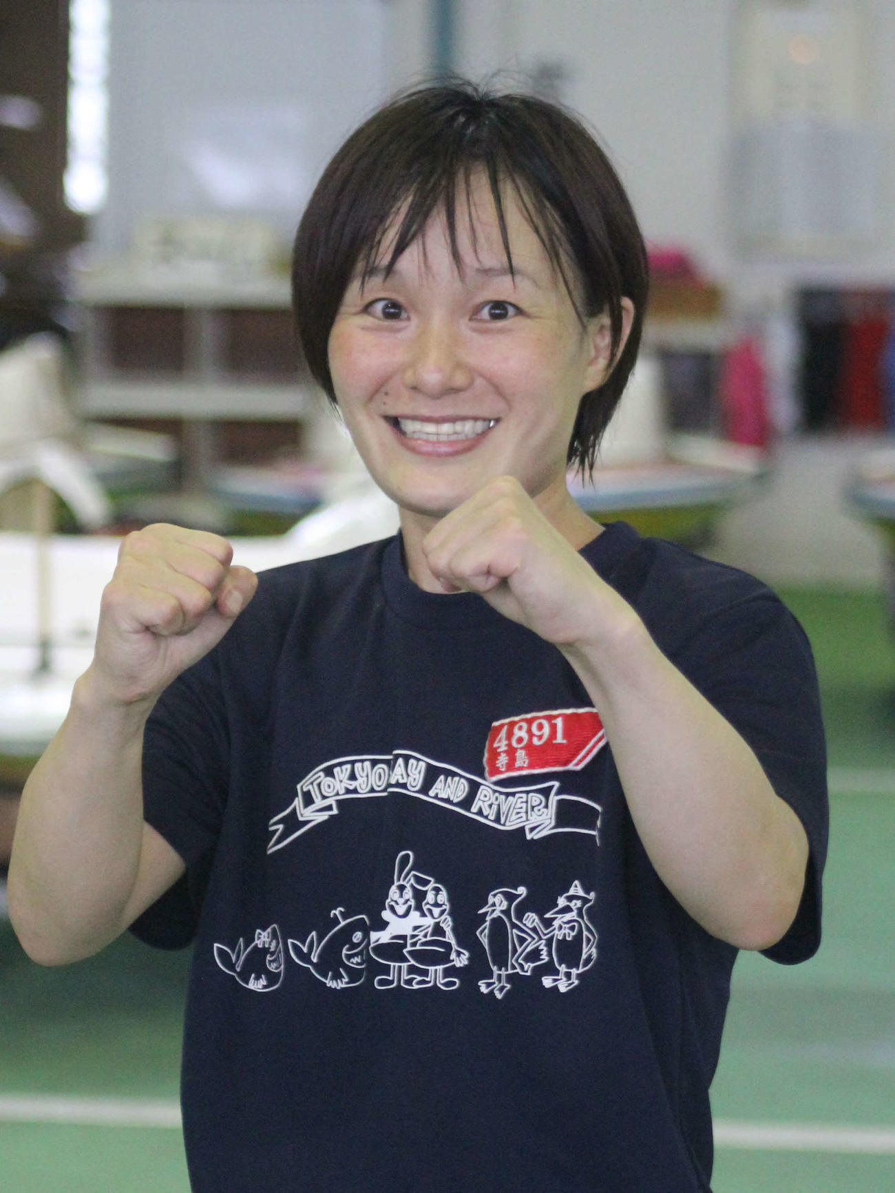 寺島美里は格闘家スタイルで2日目以降も闘志を燃やす