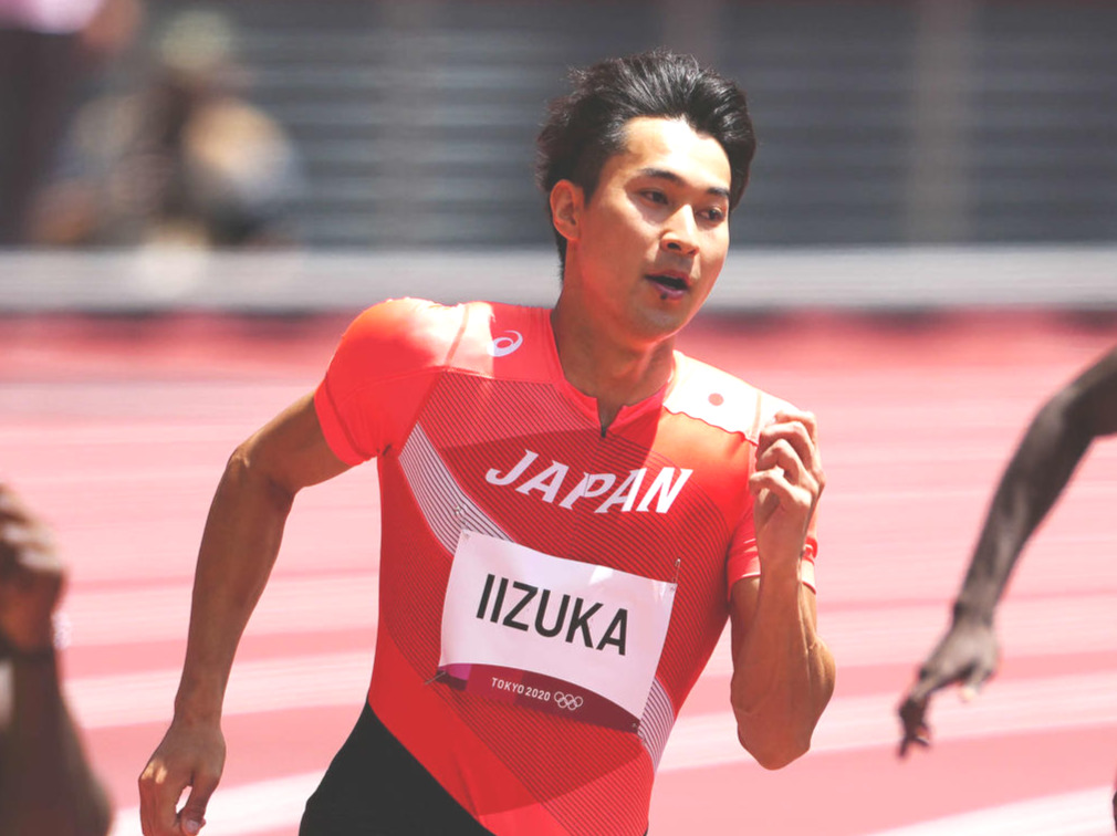 東京五輪陸上男子200メートル予選での飯塚翔太（21年8月3日撮影）