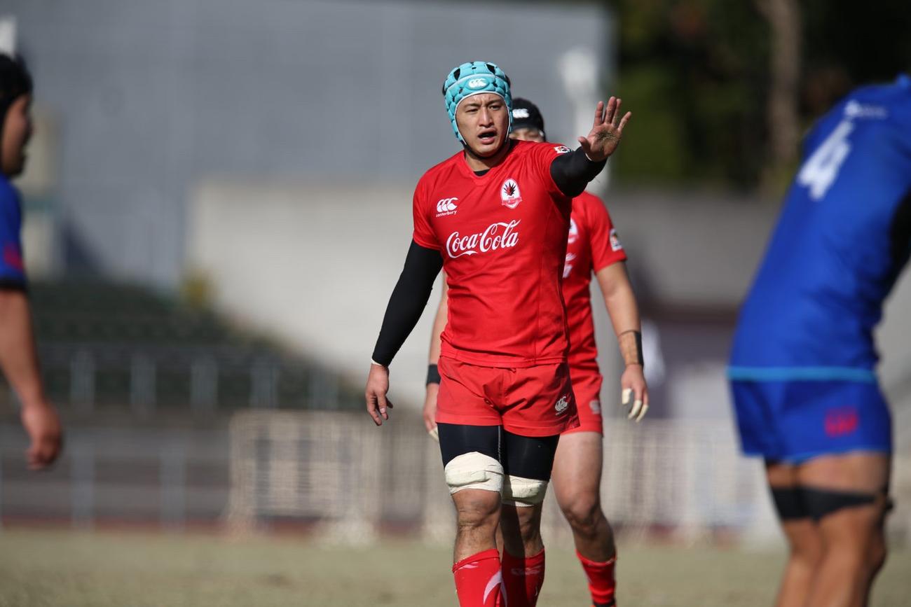 コカ・コーラ時代、試合で活躍する筬島直人（本人提供）