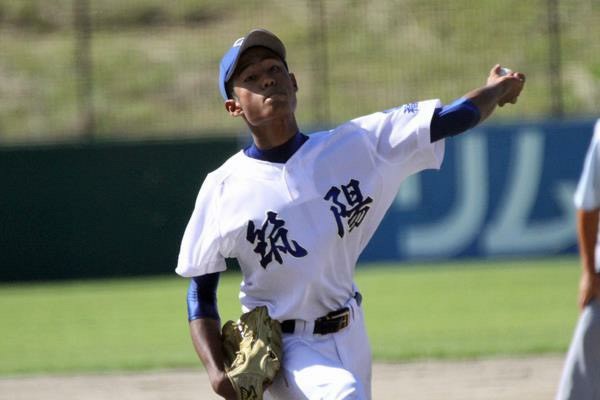福岡・筑陽学園高野球部時代の黒川ラフィ（本人提供）