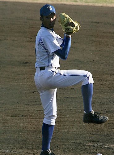 福岡・筑陽学園高野球部時代の黒川ラフィ（本人提供）