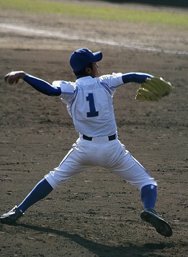 福岡・筑陽学園高野球部時代の黒川ラフィ（本人提供）