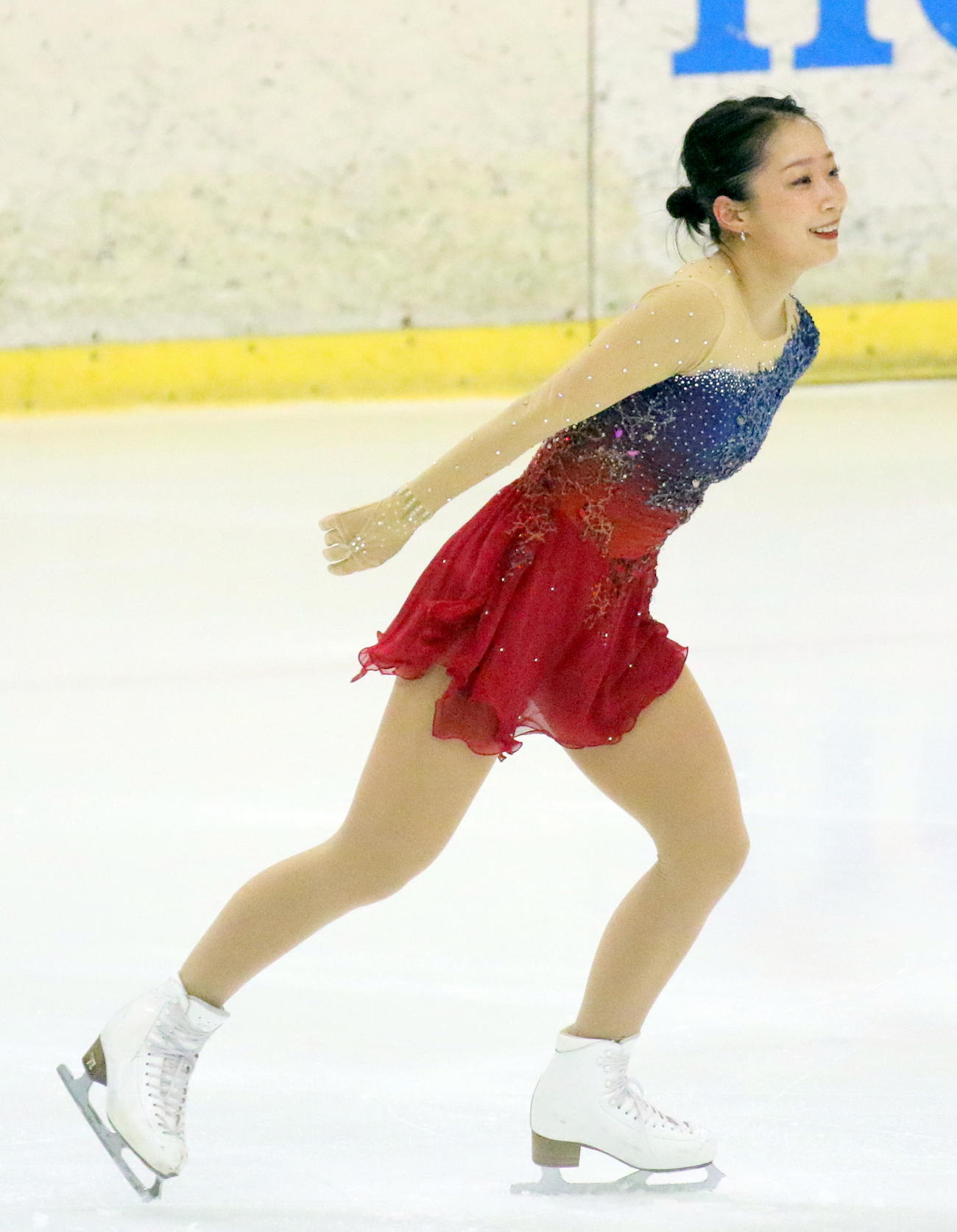 女子SP2位で滑り出した新田谷凜（撮影・木下淳）