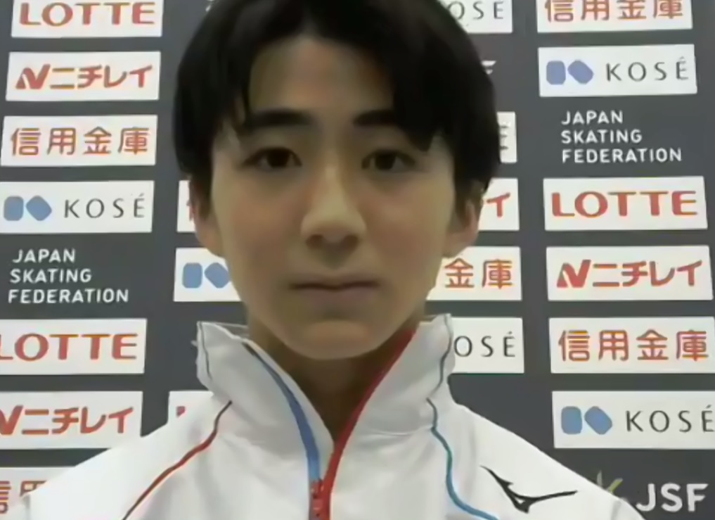 近畿選手権ジュニア男子を制した中村俊介