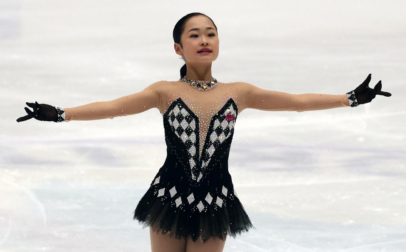 第25回ノービス選手権に出場した島田麻央（撮影・加藤哉）