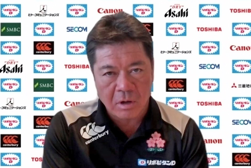 オンライン取材に応じる藤井雄一郎ナショナルチームディレクター