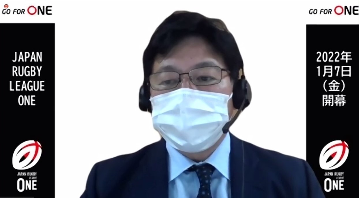 オンライン取材に応じる東海林一専務理事