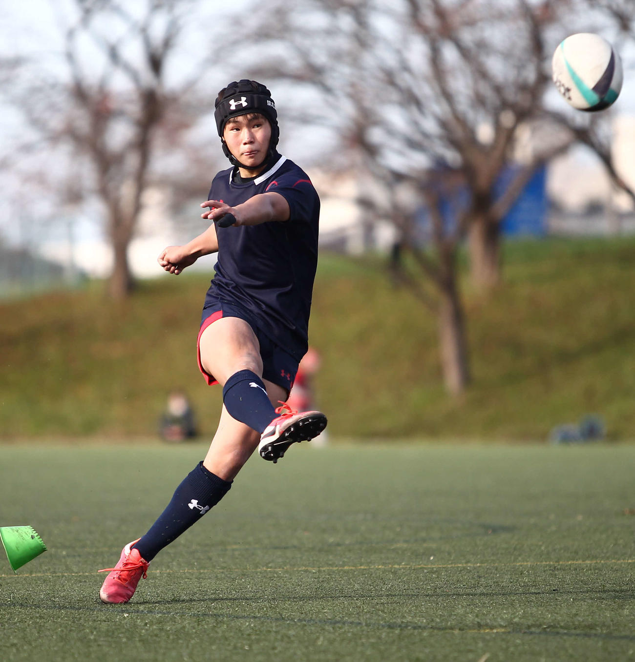 7G、1PGと右足をさく裂させた開志国際のCTB星