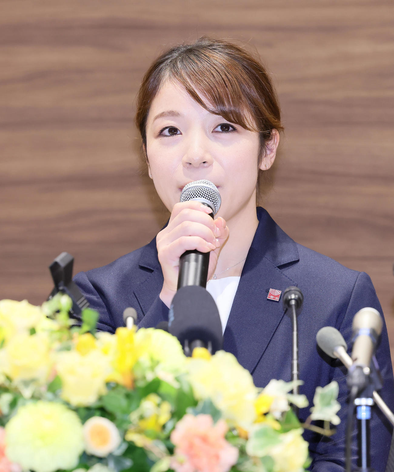 三宅宏実氏（2021年11月18日撮影）