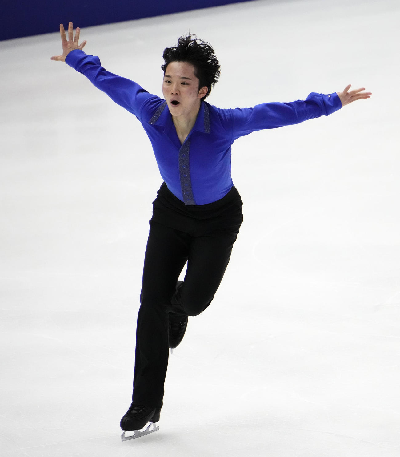ロシア杯で３位に入った友野一希（AP）