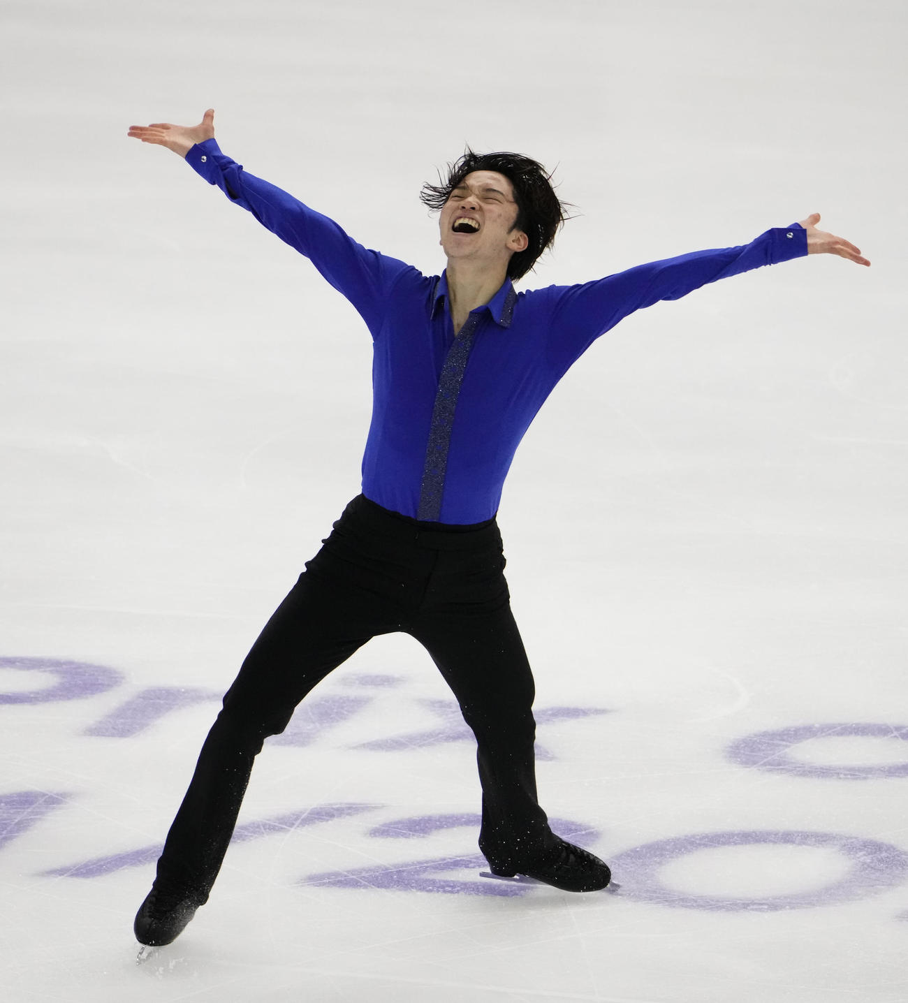 ロシア杯で３位に入った友野一希（AP）