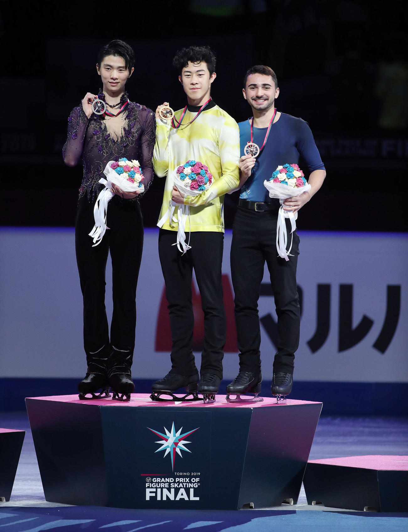 2019年、フィギュアスケート　グランプリ・ファイナルの表彰式