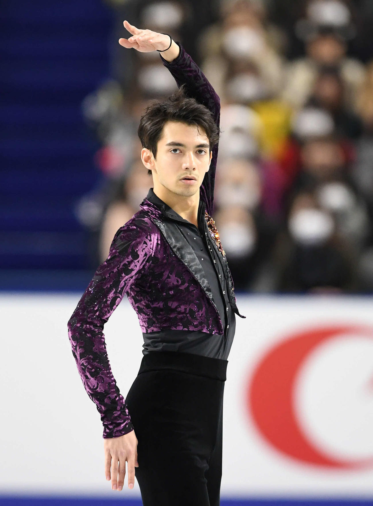 17年全日本選手権　男子フリーの演技をする日野＝2017年12月24日