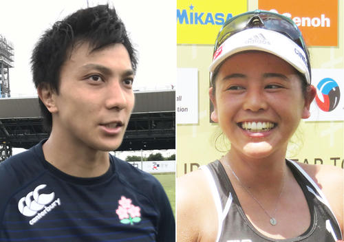 新ビーチの妖精 坂口佳穂が結婚 ラグビー界随一のイケメン松井千士と スポーツ 日刊スポーツ