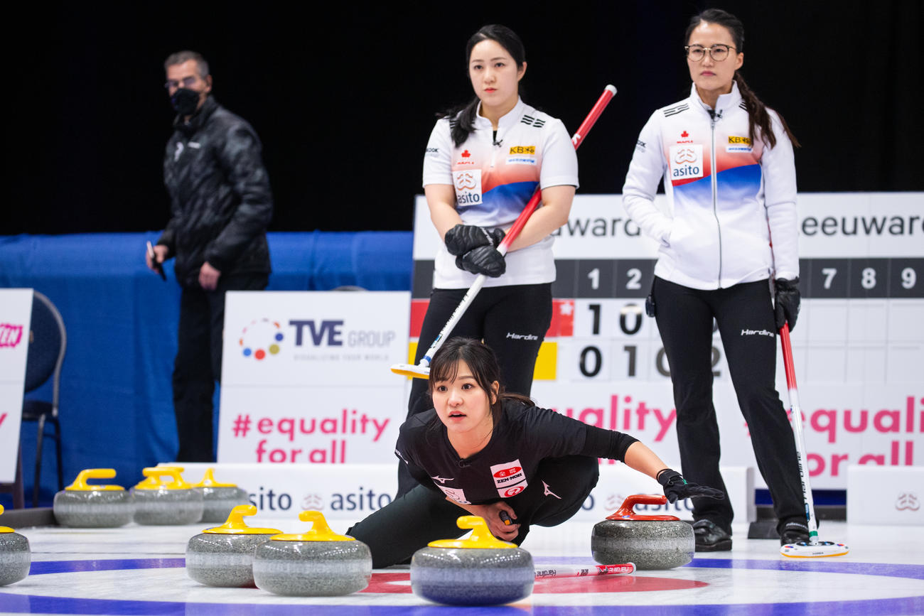 ロコ・ソラーレの吉田知（ｃ）WCF / Celine Stucki