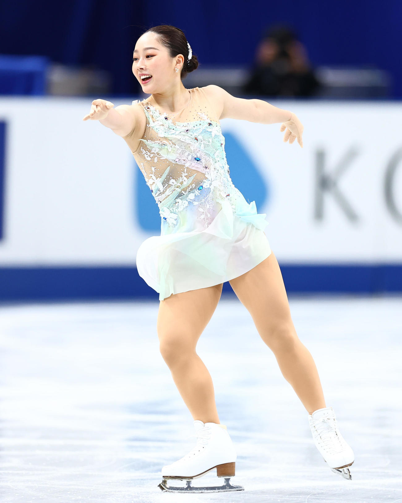 女子SPで演技する樋口（撮影・垰建太）