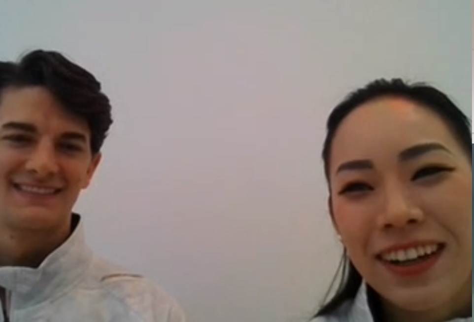 北京五輪代表発表から一夜明け、思いを語る小松原美里（右）と尊