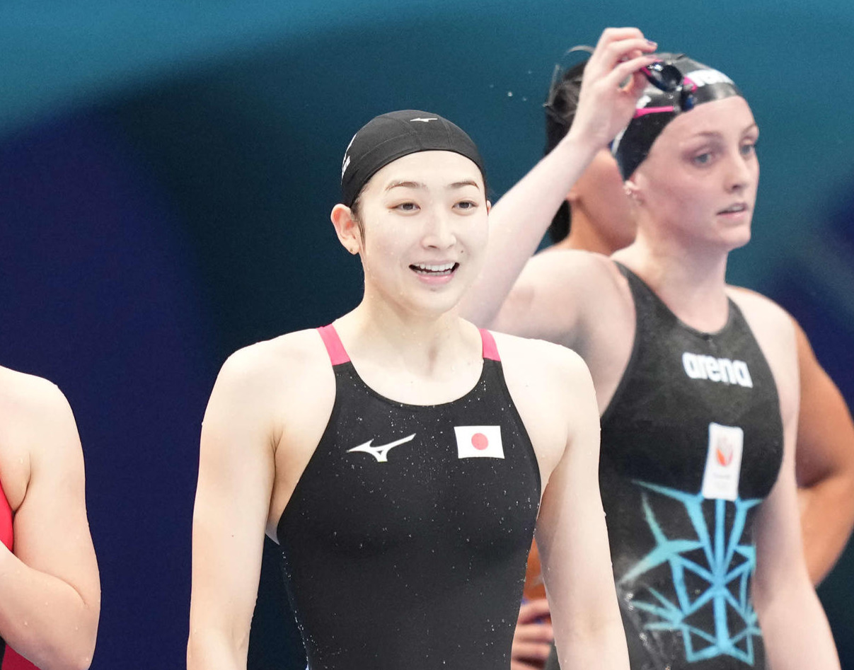 東京五輪に出場し笑顔を見せる池江璃花子（2021年7月24日撮影）