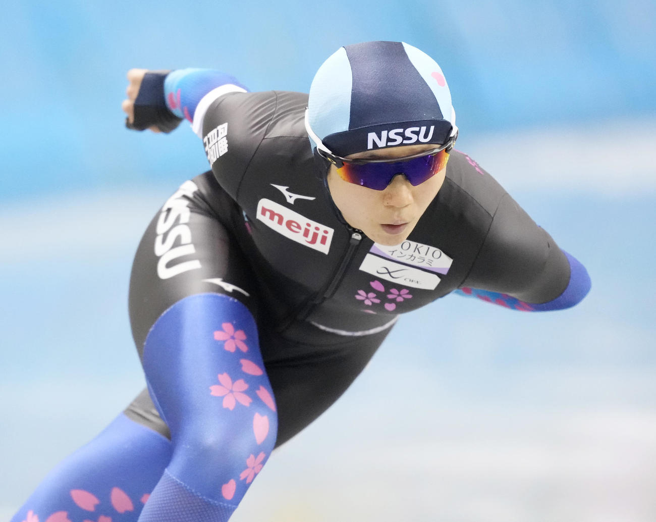 女子3000メートルで優勝した高木美（撮影・菅敏）
