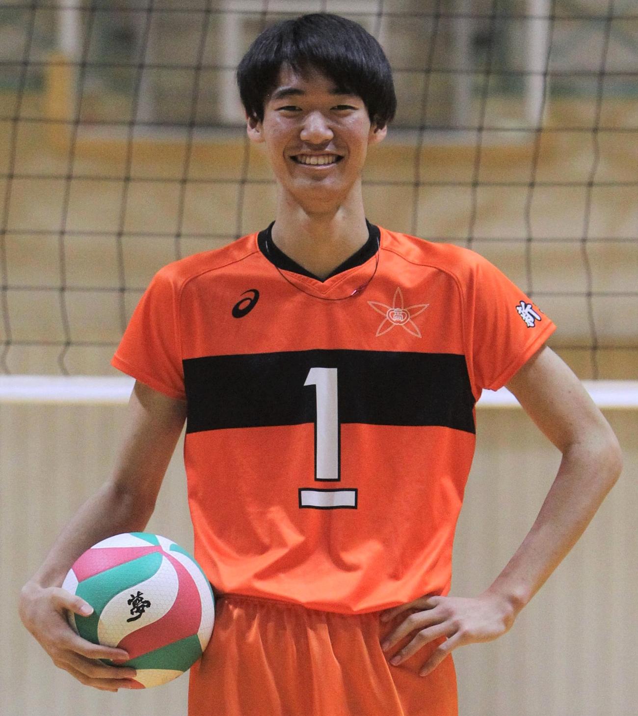チームの中心となる東京学館新潟・木下主将