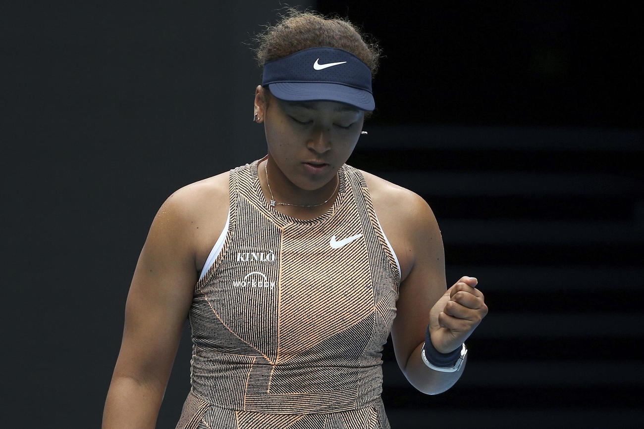 シングルス1回戦　アリーゼ・コルネと対戦する大坂なおみ（AP）