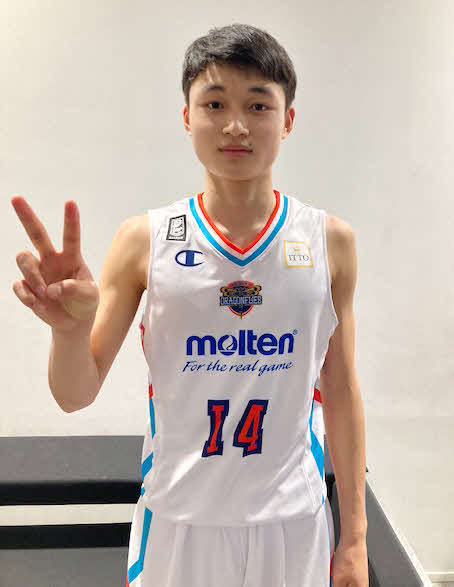 Bリーグの広島U15で勝利に貢献した湧川裕斗